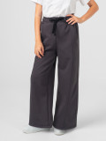 Брюки подростковые футер 3-х нитка начес "ДЖАСТИН" ГРАФИТ
